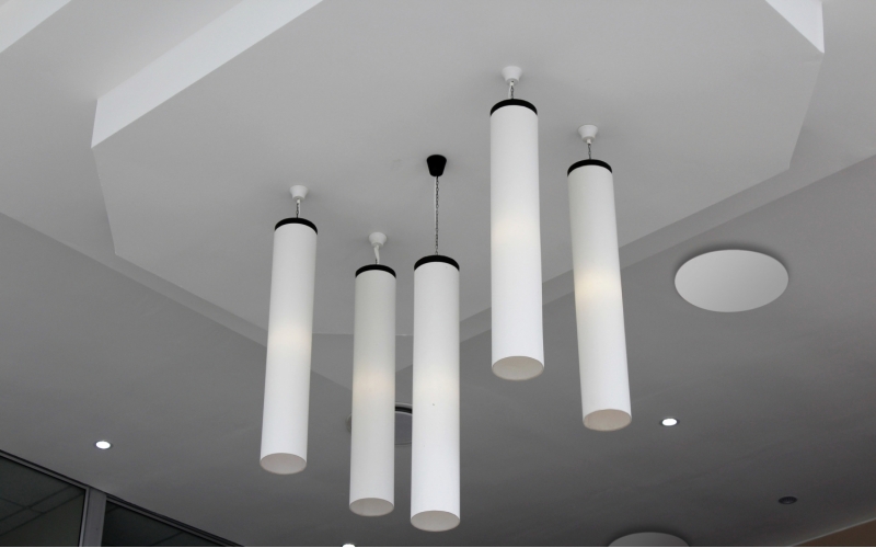 Анемостат со стеклянной внешней частью FOZA D 150 мм. Матовое зеркало. Белый