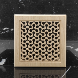 Решетка декоративная деревянная на магнитах Пересвет К-19 200х200мм