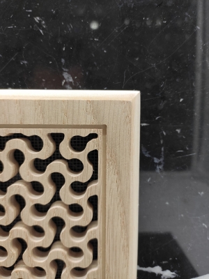 Решетка декоративная деревянная на магнитах Пересвет К-19 200х200мм